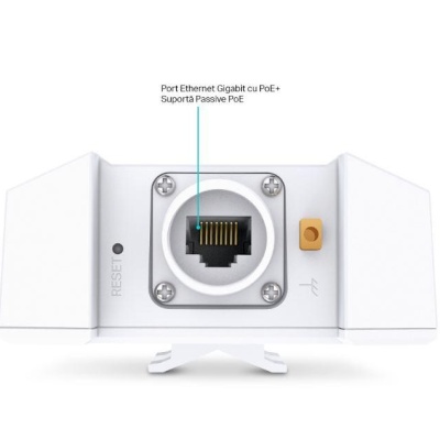 Wireless Access Point TP-Link EAP650-Outdoor, AX3000 Wireless Dual Band Indoor/Outdoor Access Point, 802.3at PoE, STANDARDE WIRELESS: IEEE 802.11ax/ac/n/g/b/a, interfata: 1× Port Ethernet (RJ-45) Gigabit (Suportă PoE 802.3at și Passive PoE), weather - Img 2