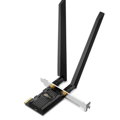 Adaptor wireless TP-Link, Archer TXE72E, AX5400, 2 x antene externe Dual-Band 5Ghz, 2.4 Ghz, PCI-E WI-FI 6E dimensiuni: 55 × 36 × 11.5 mm, Bluetooth 5.2.