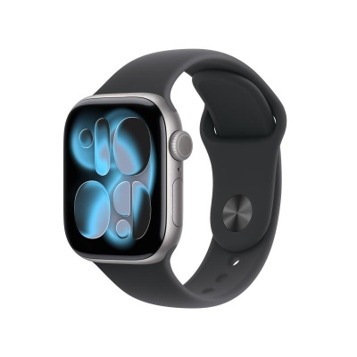 Apple Watch Series 11 GPS 42mm Space Grey Aluminium Case with Black Sport Band - S/M