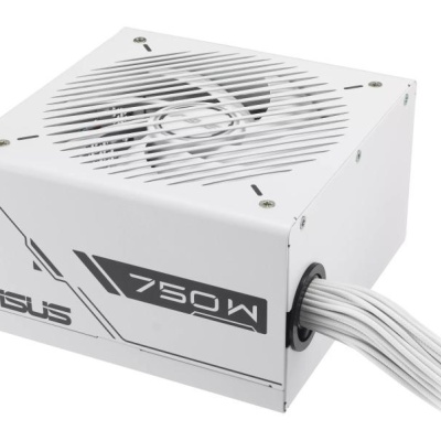 ASUS Prime 750W Bronze White Edition. Total power: 750 W, AC input voltage: 100 - 240 V, Power Factor Correction (PFC) type: Active. Motherboard power connector: 20+4 pin ATX, Motherboard power cable length: 60 cm, SATA power cable length: 120,400 mm.