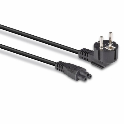 Cablu alimentare Lindy, conector A: Schuko, conector B: IEC C5C5, lungime cablu 2m, material PVC si PBT, material conductor: cupru, dimensiuni A: 36.5x71x36.5mm (1.44x2.8x1.44in), B: 22.8x64x15mm (0.9x2.52x0.59in), negru - Img 3