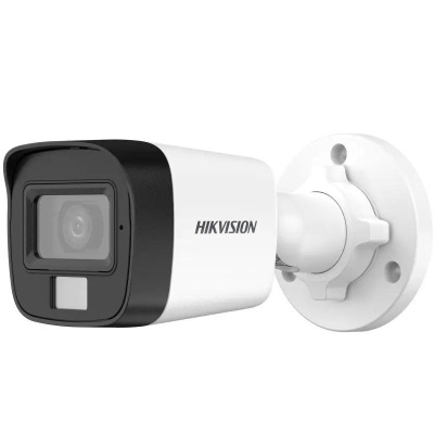 "Camera de supraveghere Hikvision Mini Bullet DS-2CE16K0T-LPFS(2.8mm) 5MP; Smart Hybrid Light Audio; Senzor: 3K CMOS; Rezolutie 5MP;Iluminare: 0.01 Lux @ (F1.6, AGC ON), 0 Lux with IR, Day & Night ICR; Lentila: 2.8 mm,2.8 mm, horizontal FOV: 104.9°,