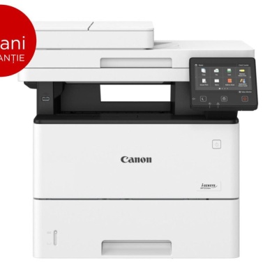 Canon MF553DW, Multifunctional laser mono dimensiune A4, viteza printare 43 ppm, Print,Copy,Scan,Fax, Duplex, rezolutie: 1200 x 1200 dpi, FPO: 5.7 sec, Procesor 800Mhz x 2, Memorie RAM 1GB, Limbaje de printare: UFRII, PCL 5e2, PCL6, Adobe® PostScript3,