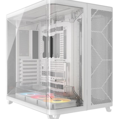 Carcasa CORSAIR AIR 5400 RS-R ARGB, RGB, Cube Tower, White