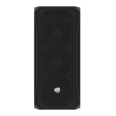 Carcasa FURY SHOBO SH4F Mid Tower NEGRU, Tempered Glass, Sloturi Expansiune 7, Drive Bays: 2x3.5" 2x2.5", Ventilatoare Suportate: 8 (spate: 1x120mm, fata: 3x120mm sau 3x140mm, sus: 2x120mm sau 1x140mm, jos: 2x120mm), Ventilatoare Incluse: 4 (4x120mm), - Img 2