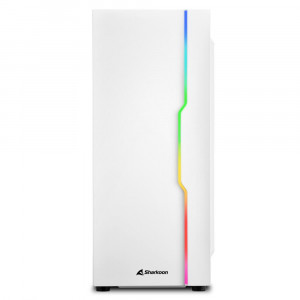 Carcasa Sharkoon RGB SLIDER ATX, fara sursa, white