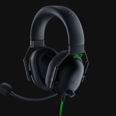 Casti cu micofon Razer Blackshark V2 X cu fir, Multi-platform EsSports, 12 Hz – 28 kHz, 32ohm, 100db, driver 50mm, black
