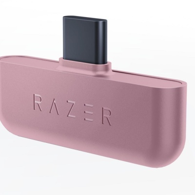 Casti cu microfon Razer Barracuda X - Quartz (2022) wireless, Wireless Multi-platform Gaming and Mobile Headset, USB-C, 20 Hz – 20 kHz, 32ohm, 96db, driver 40mm, roz - Img 4