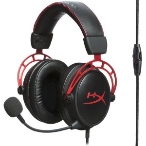 Casti HP HYPERX CLOUD ALPHA, cu fir, rosu