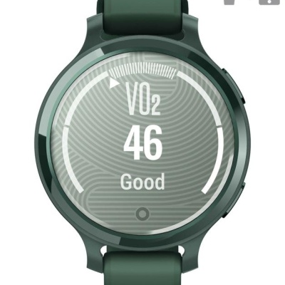 Ceas Garmin Lily 2 Active, display AMOLED, dimensiune afisaj 25,4 mm x 21,3 mm,rezolutie afisaj 240 x 201 pixeli, memorie 8GB, autonomie pana la 9 zile, rezistanta la apa pana la 5 ATM, greutate: 24,4g, ramă Jasper Green şi curea Jasper Green din silicon - Img 3