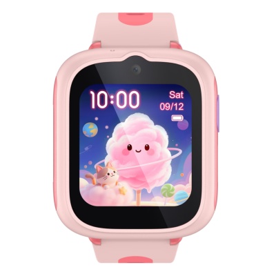 Ceas SmartWatch pentru copii TCL MOVETIME Kids Watch MT48, 1.68", 4G, GPS, IP68 2ATM, Camera 2MP, Cosmic Pink