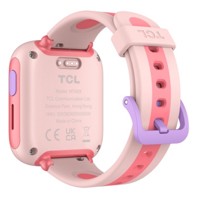 Ceas SmartWatch pentru copii TCL MOVETIME Kids Watch MT48, 1.68", 4G, GPS, IP68 2ATM, Camera 2MP, Cosmic Pink - Img 11