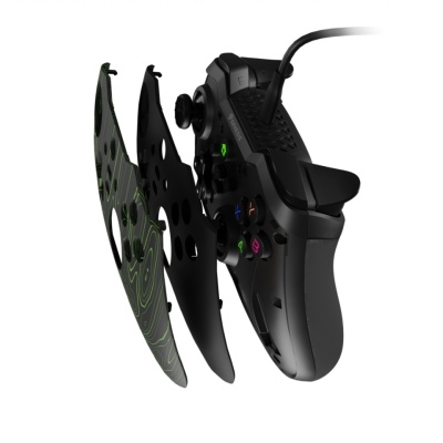 Controller cu fir Genesis Mangan 300, interfata USB, 19 butoane, negru - Img 11