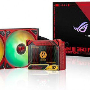 Cooler ASUS ROG RYUJIN III 360 ARGB EVA-02 EDITION, speed 5100 RPM +/-10%, 36.45 db