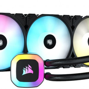 Cooler CORSAIR iCUE H150 RGB 360mm, 3 fans, Support Intel 1700, Intel 1200, Intel 1150, Intel 1151, Intel 1156, AMD AM5, AMD AM4