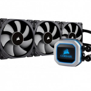 Cooler CPU Corsair H150i RGB, racire cu lichid, ventilator 3x120mm, baza cupru, compatibil Intel/AMD