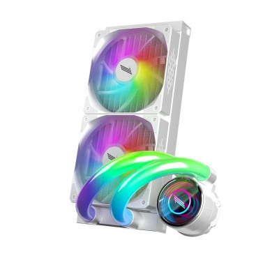 Cooler Procesor 1STPLAYER MOTHRA MT240 INFINITE SPACE ARGB ALB - Img 4