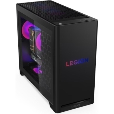 Desktop Gaming Lenovo Legion T5 30AGB10 cu procesor AMD Ryzen 7 7800X3D pana la 5.0 GHz, 16 GB DDR5, 1TB SSD, RTX 5070, Fara OS, Negru, 3 ani Garantie
