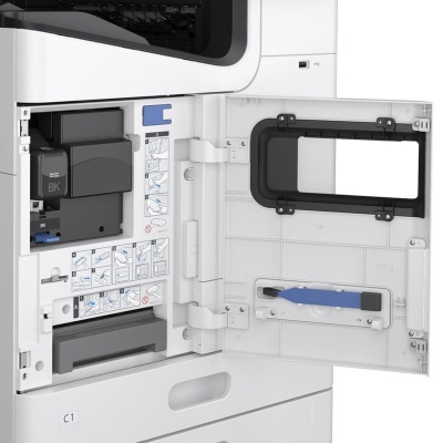 EPSON AM-M5500 A3 Mono INKJET MFP, Format A3, Functii: Printare, copiere, scanare, Fax, Viteza printare: 55ppm A4, Duplex, Rezolutie printare: 600 x 2.400 DPI, Volum lunar recomandat: 6.800 - 60.000 pagini, Viteza scanare: 70ipm, Rezolutie scanare: 600 - Img 2