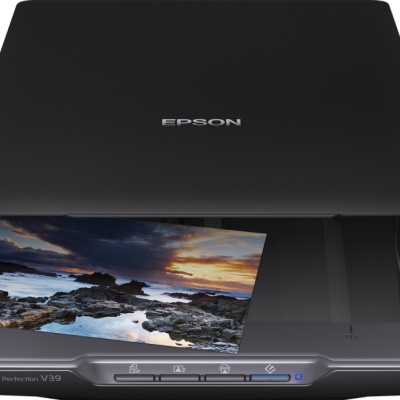 EPSON V39II Perfection A4 scanner, Tip scanner: Flatbed, Rezolutie: 4.800 DPI x 4.800 DPI, dimensiuni scanare: 216 x 297mm, Formate hartie: A4 (21.0x29.7 cm), Color Depth: Input: 48 Bits Color , Output: 24 Bits Color, Senzor: CIS, Sursa lumina: LED, - Img 4