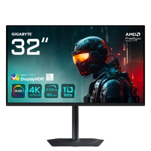 Gigabyte MO32U gaming monitor diagonala 31.5", 699.48 x 394.73 mm, OLED, Anti-Reflection, Rezolutie: 3840 x 2160 (UHD), Luminozitate: 250 cd/m2, Contrast: 1.5M:1, Unghi vizualizare: 178°(H)/178°(V), Timp raspuns: 0.03ms GTG, Refresh rate: 165Hz,