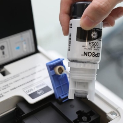 Imprimanta inkjet mono CISS Epson M1120, dimensiune A4, viteza max 32ppm, rezolutie printer 1440x720dpi, alimentare hartie 150 coli, volum maxim printare : 15000pagini/luna, interfata: USB 2.0, Wireless, consumabile: Ecotank MX1xx negru XL (6k/pag.), - Img 5