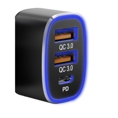 Incarcator auto Tellur FCC9 2x USB Type A QuickCharge 3.0, 1x USB Type C PowerDelivery, 56W - Img 3
