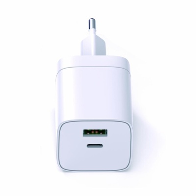 INCARCATOR SERIOUX 45W USB-C & USB-A de perete, USB-C: 5V/3A, 9V/3A, 12V/3A, 15V/3A, 20V/2,25A (45W) PPS: 3,3-11V/4,05A (45W), USB-A: 5V/3A, 9V/2A, 12V/1,5A (18W) USB-C+USB-A: 30W+12W=42W max. - Img 3