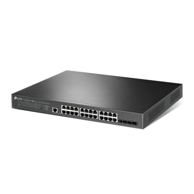 "JetStream™ 24-Port 2.5GBASE-T and 4-Port 10GE SFP+ L2+ Managed Switch with 16-Port PoE+ & 8-Port PoE++ PORT: 24× 2.5G RJ45 Ports (8× 2.5G PoE++ Ports & 16× 2.5G PoE+ Ports), 4× 10G SFP+ Slots, RJ45/Micro-USB Console Port SPEC: 802.3bt/at/af, 500 W PoE - Img 3