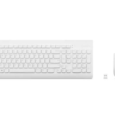 Kit tastatura si mouse Lenovo 510, US layout, Alb
