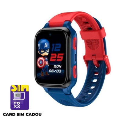 LAGENIO Smartwatch pentru copii K9 , Premium 4G cu Functie Telefon & AI, Slim, Localizare GPS, Control Parental, Buton SOS, Albastru - Img 5