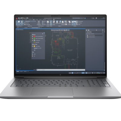 Laptop HP Zbook 16 Power G11, 16 inch WQXGA (2560x1600) IPS Anti-Glare LED UWVA 400 nits Image Recognition, AMD Ryzen 7 PRO 8845HS Octa Core (3.8GHz, up to5.1GHz, 16MB), video dedicat NVIDIA RTX 1000 Ada 6GB GDDR 6, RAM 32GB DDR5 5600Mhz (2x16GB), SSD - Img 2