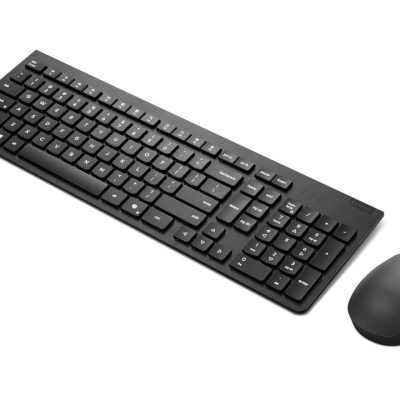 Lenovo Essential Wireless Combo Keyboard & Mouse Gen2 Black-Serbian; Keyboard Layout: 2.5-zone; Button Life: 3 million clicks for left and right buttons; Number of Button: 3 buttones; Mouse Resolution: 1600; Mouse Sensor: Optical Sensor; Packed - Img 4