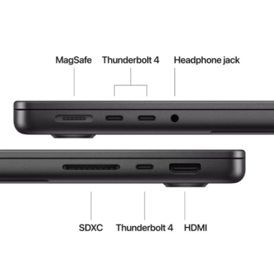 MacBook Pro 14.2"/Apple M4 (CPU 10-core, GPU 10-core, Neural Engine16-core)/24GB/512GB - Space Black - INT KB (Cto from MW2U3RO/A) - Img 4