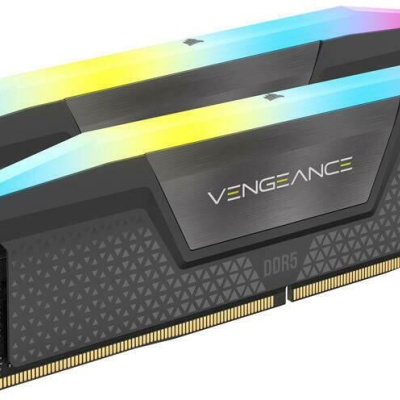 Memorie RAM Corsair Vengeance RGB 32GB DDR5 6000MHz CL30 Kit of 2