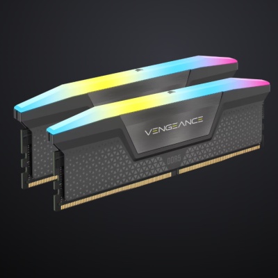 Memorie RAM Corsair Vengeance RGB, 32GB DDR5, 6000MHz, CL38