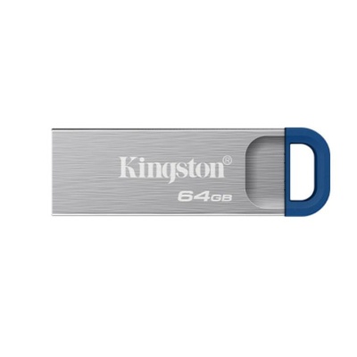 Memorie USB Kingston DataTraveler Kyson 64GB, USB Type-A, Argintiu