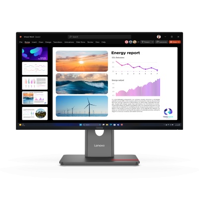 Monitor 23.8" ThinkVision P24Q-40 Monitor, LED, In-Plane Switching, QHD 2560x1440, 48Hz - 120Hz, 16:9, Anti-glare, Color Support 16.7 Million, Color Gamut 99% sRGB, 99% BT.709, 4ms GtG (Extreme mode) / 6ms GtG (Typical mode), 300 cd/m² cd/m², 1500:1