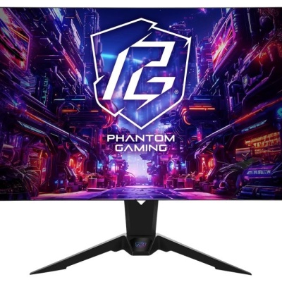 Monitor Gaming Asrock PGO32UFS PHANTOM GAMING, diagonala: 31.5", Aspect: 16:9, anti-glare, Rezolutie: 3840 x 2160, Refresh rate: Dual UHD 240Hz/ FHD 480Hz, Luminozitate: 400 cd/m2, Contrast: 1,500,000:1, unghi vizualizare: 178°(H) / 178°(V), culori: - Img 2