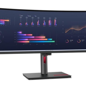 Monitor Lenovo ThinkVision P49w-30, 49'' IPS, DQHD (5120x1440), Anti- glare, 32:9, Curvature: 3800R, Brightness: 350 nits, Contrast ratio: 2000:1, Refresh Rate: 60Hz, Response time: 4 ms (Extreme mode) / 6 ms (Typical mode), Dot / Pixel Per Inch: 109 - Img 10
