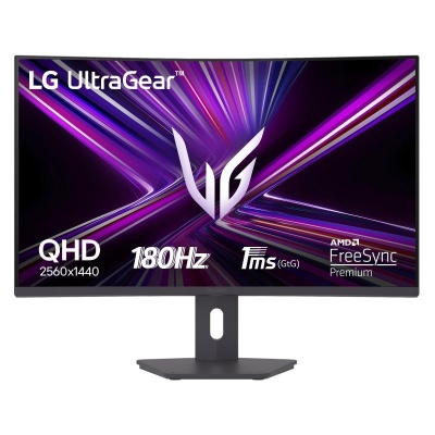 Monitor LG 31.5" 32G600A-B.AEUQ, Curvature: 1000R, Diagonal (inch): 31.5, Diagonal (cm): 80, Aspect ratio: 16:9, Panel: VA, Resolution: 2560x1440, Refresh Rate: 180Hz, Response time GtG: 1ms, Brightness (max): 300 cd/m², Contrast (static) : 3000:1,