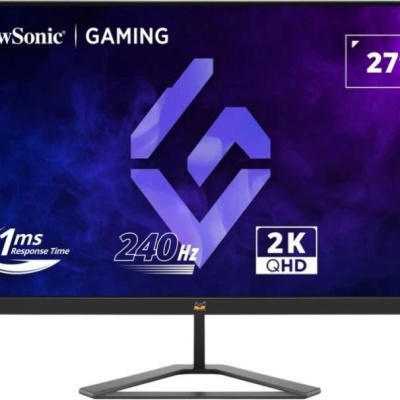 Monitor ViewSonic 27" VX2758A-2K-PRO-3, Diagonal (inch): 27, Diagonal (cm): 69, Aspect ratio: 16:9, Panel: IPS, Resolution: 2560x1440, Refresh Rate: 240Hz, Response time MPRT: 1ms, Brightness (max): 300 cd/m², Contrast (static) : 1000:1, Contrast