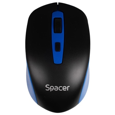 MOUSE Spacer, PC sau NB, 1600 dpi, butoane/scroll 4/1, negru cu albastru - Img 5