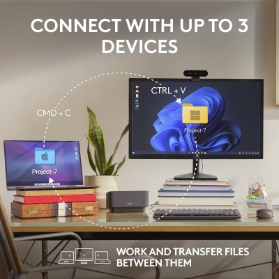 Mouse wireless Logitech MX Anywhere 3S, cu laser, 6 butoane, rezolutie maxima 8000 DPI, negru - Img 11
