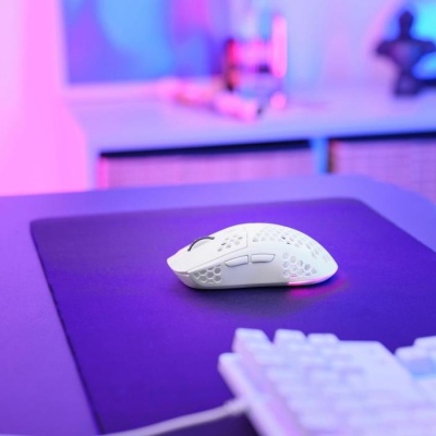 Mouse wireless Trust GXT 929W Helox, rezolutie maxima 4800 DPI, 6 butoane, alb - Img 10