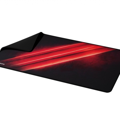 Mousepad Genesis Carbon 500 Maxi Flash, material cauciuc + textil, dimensiuni 900x450x2.5 mm, negru/rosu - Img 5