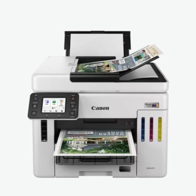 Multifunctional inkjet color CISS Canon Maxify GX7140, ( Print,Copy,Scan, Fax, Cloud), dimensiune A4 , duplex printare, ADF, viteza 24ppm alb-negru, 15.5 ppm color, rezolutie 600X1200 dpi, alimentare hartie250+250+100 coli, Scannet CIS, rezolutie - Img 4