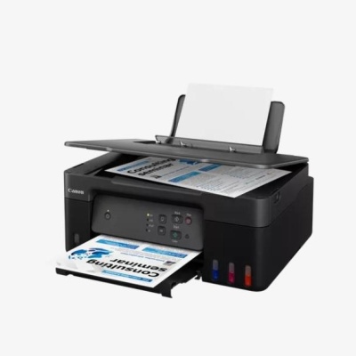 Multifunctional inkjet color CISS Canon PIXMA G2430, dimensiune A4(Printare, Copiere, Scanare), viteza 11 ipm alb-negru, 6 ipm color,rezolutie printare 4800x1200 dpi, imprimare fara margini, alimentare hartie 100 coli, scanner CIS rezolutie 600x1200 dpi, - Img 2