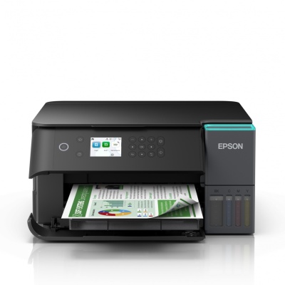 Multifunctional inkjet color Epson EcoTank CISS L6360, dimensiune A4 (Printare,Copiere, Scanare), printare borderless, viteza 33ppm alb-negru, 20ppm color, rezolutie 4800x1200 dpi, alimentare hartie 250 coli, duplex automat ,scanner CIS rezolutie