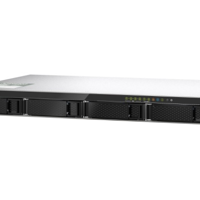 NAS QNAP 435XeU 4-Bay, CPU Marvell 64-bit Octeon TX2 CN9130 / CN9131 quad-core 2.2 GHz, RAM 4GB DDR4 SODIMM (1 slot, max. 32GB), HDD 4 x 2.5"/3.5" SATA 6Gbps + 2 x M.2 2280 NVMe PCIe Gen3 SSD slots (neincluse), LAN: 2 x 2.5GbE 2 x 10GbE SFP+, USB3.2 - Img 2